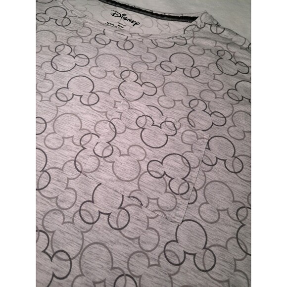 Disney Costco Mickey Mouse Womens Cozy Pajamas Shorts Set Pockets EUC Size M - Picture 5 of 12